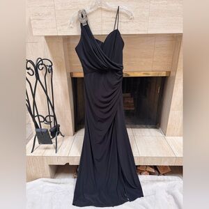 Vintage Cache original gown with rhinestone appliqué